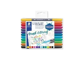 Ecsetirón készlet, 0,5-0,8/1,0-6,0 mm, kétvégű, STAEDTLER 