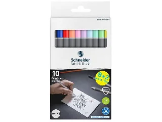 Ecsetirón készlet, hajlékony heggyel, SCHNEIDER 