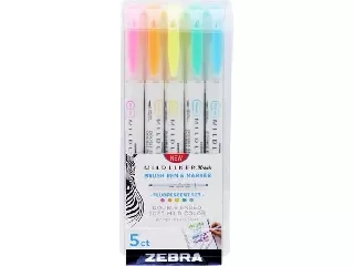 Ecsetirón készlet, kétvégű  ZEBRA 