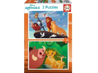 Educa Az oroszlánkirály - 2 x 48 db-os puzzle