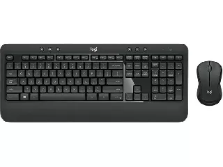 Egér- és billentyűzet készlet, vezeték nélküli, USB, HUN, LOGITECH