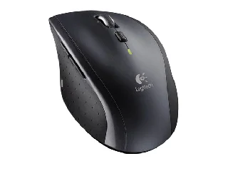 Egér, vezeték nélküli, lézeres, normál méret, USB, LOGITECH 