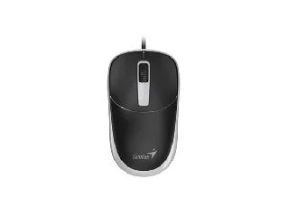 Egér, vezetékes, optikai, normál méret, USB, GENIUS 