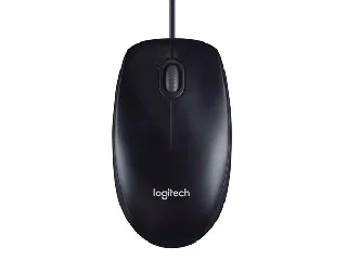 Egér, vezetékes, optikai, normál méret, USB, LOGITECH 