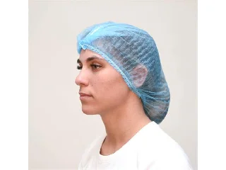 Egészségügyi hajháló, dupla gumis, kék