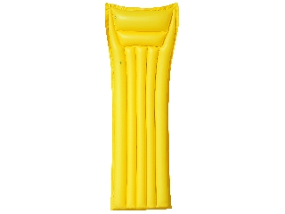 Egyszínű strand matrac - 183 x 69 cm, sárga 