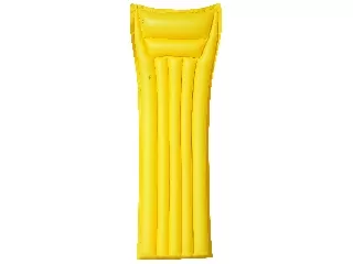 Egyszínű strand matrac - 183 x 69 cm, sárga 