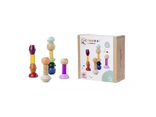 Eichhorn: Montessori fa oktató játék 16 darabos - Formák