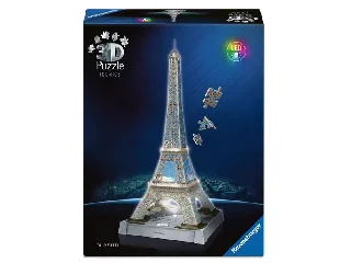Eiffel torony - 3D LED puzzle, világító