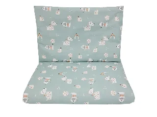 EKO Ágynemű 2 részes pamut Dogs Mint mintával 40x60 cm, 90x120 cm