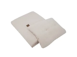 EKO Ágynemű szett 2 részes muszlin 30x40 cm, 75x100 cm - Beige