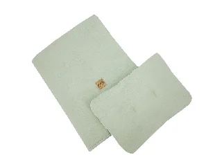 EKO Ágynemű szett 2 részes muszlin 30x40 cm, 75x100 cm - Mentol