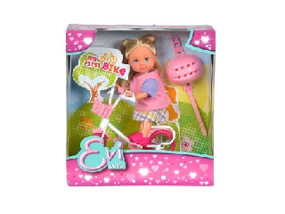 Evi Love  Évi baba kerékpárral copfos 