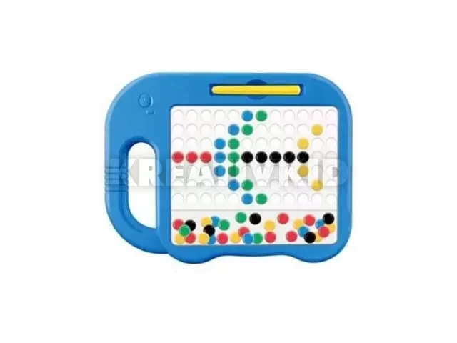 Elefánt alakú mágneses képkirakó - kék