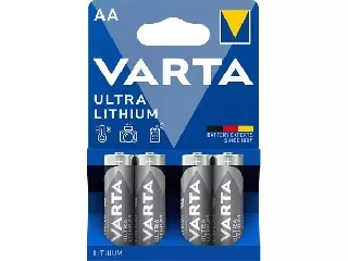 Elem, AA ceruza, 4 db, lítium, VARTA
