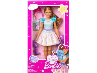 Első Barbie babám - világosbarna 34 cm 