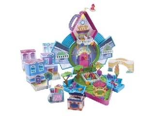 Én kicsi pónim: Mini World Magic játékszett - Kristály torony házikókkal