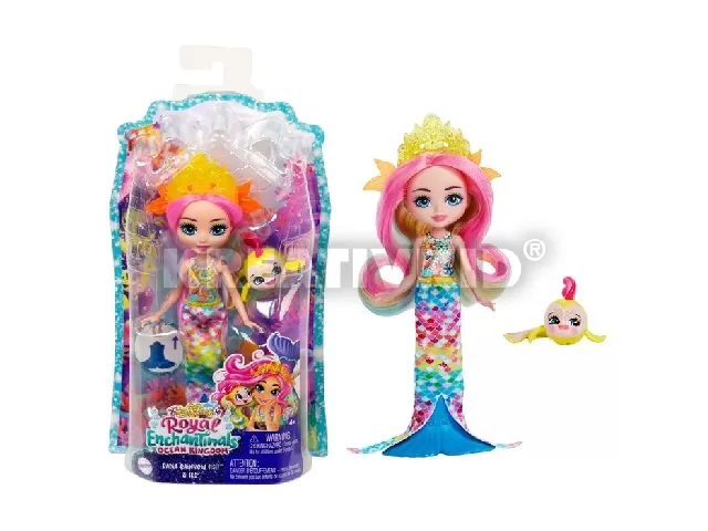 Royal EnchanTimals baba állatkával - Radia Rainbow Fish&Flo