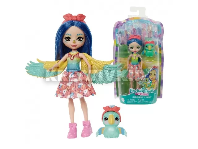 Royal EnchanTimals baba állatkával - Prita Parakeet