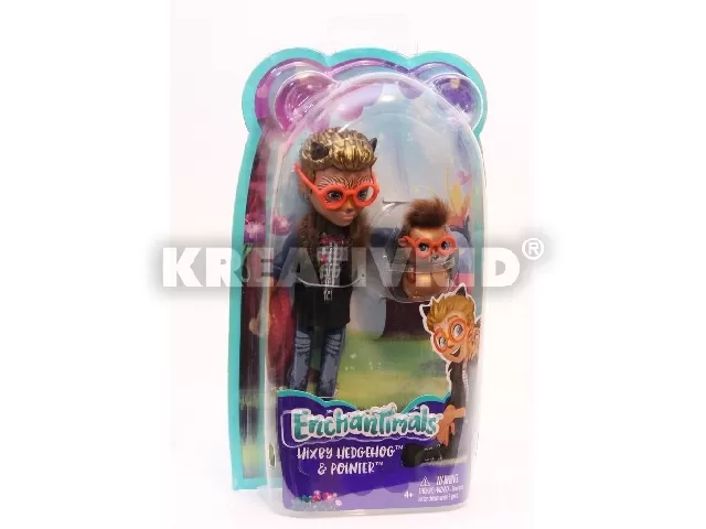EnchanTimals baba állatkával - Hixby Hedgehog és Pointer