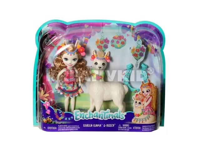 Enchantimals baba lámával - Lluella Llama és Fleecy