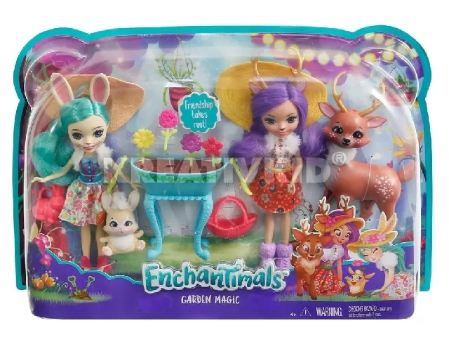 EnchanTimals babák 2-es csomag - Danessa Deer és Fluffy Bunny