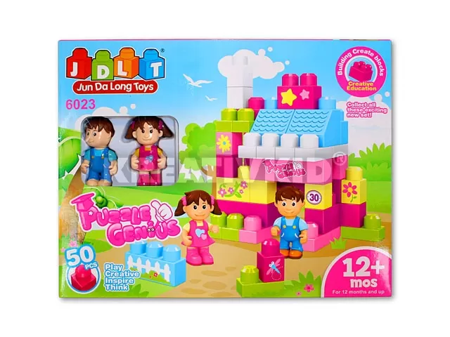 Építőjáték lányoknak 50 db-os