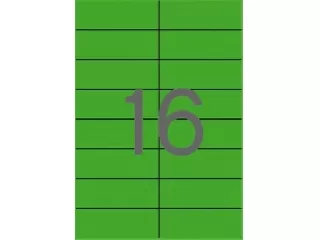 Etikett, 105x37 mm, színes, APLI, zöld, 320 etikett/csomag