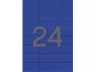 Etikett, 70x37 mm, színes, APLI, kék, 480 etikett/csomag