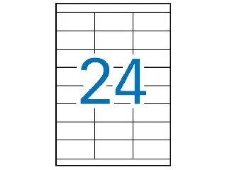 Etikett, lézernyomtatókhoz, 70x35 mm, APLI, 6000 etikett/csomag