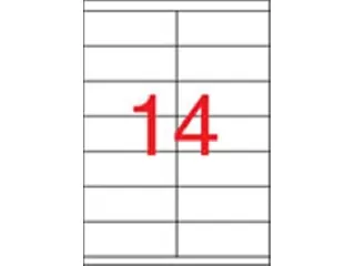 Etikett, univerzális, 105x40 mm, APLI, 1400 etikett/csomag