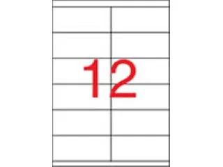 Etikett, univerzális, 105x48 mm, APLI, 6000 etikett/csomag