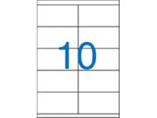 Etikett, univerzális, 105x57 mm, VICTORIA PAPER, 1000 etikett/csomag