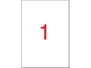 Etikett, univerzális, 210x297 mm, APLI, 10 etikett/csomag