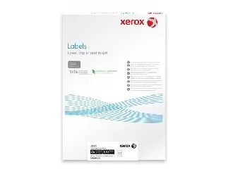 Etikett, univerzális, 210x297 mm, XEROX, 100 etikett/csomag