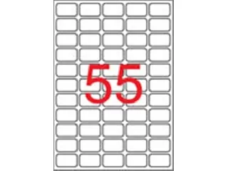 Etikett, univerzális, 36,8x23,8 mm, eltávolítható, kerekített sarkú, APLI, 5500 etikett/csomag