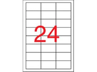 Etikett, univerzális, 64,6x33,8 mm, APLI, 2400 etikett/csomag