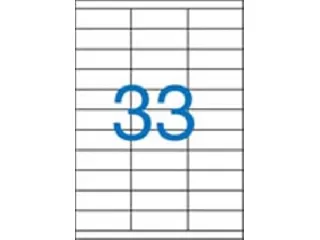 Etikett, univerzális, 70x25,4 mm, VICTORIA PAPER, 3300 etikett/csomag