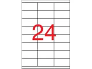 Etikett, univerzális, 70x36 mm, APLI, 2400 etikett/csomag