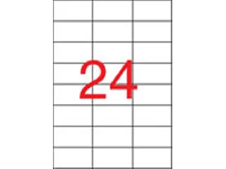 Etikett, univerzális, 70x37 mm, APLI, 2400 etikett/csomag