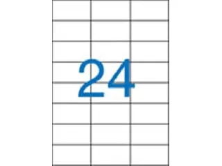 Etikett, univerzális, 70x37 mm, VICTORIA PAPER, 2400 etikett/csomag