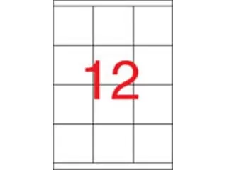 Etikett, univerzális, 70x67,7 mm, APLI, 1200 etikett/csomag