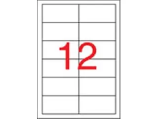 Etikett, univerzális, 97x42,4 mm, APLI, 1200 etikett/csomag