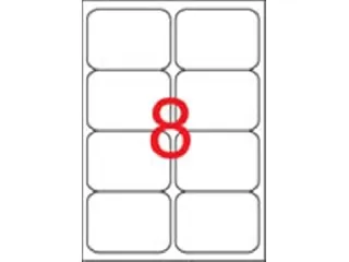 Etikett, univerzális, 99,1x67,7 mm, kerekített sarkú, APLI, 800 etikett/csomag