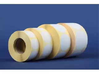 Etikett, vellum, 40 mm kör, 1000 etikett/tekercs, fehér