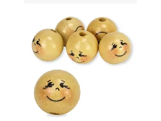 Fa golyó arccal – lány 30 mm 5db/cs