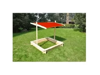 Fa kültéri homokozó