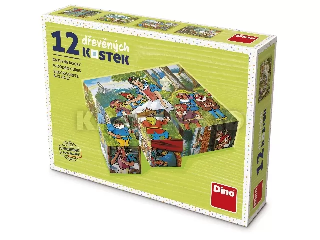 Fa mesekocka 12 db - Hófehérke