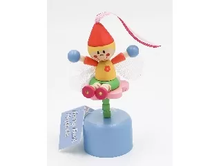 Fa nyomkodós tündérek virágos kék talppal 