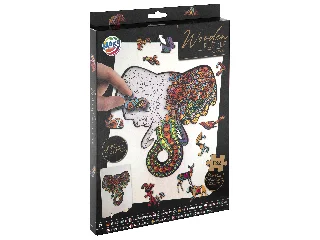 Fa puzzle - Elefánt, 132 db